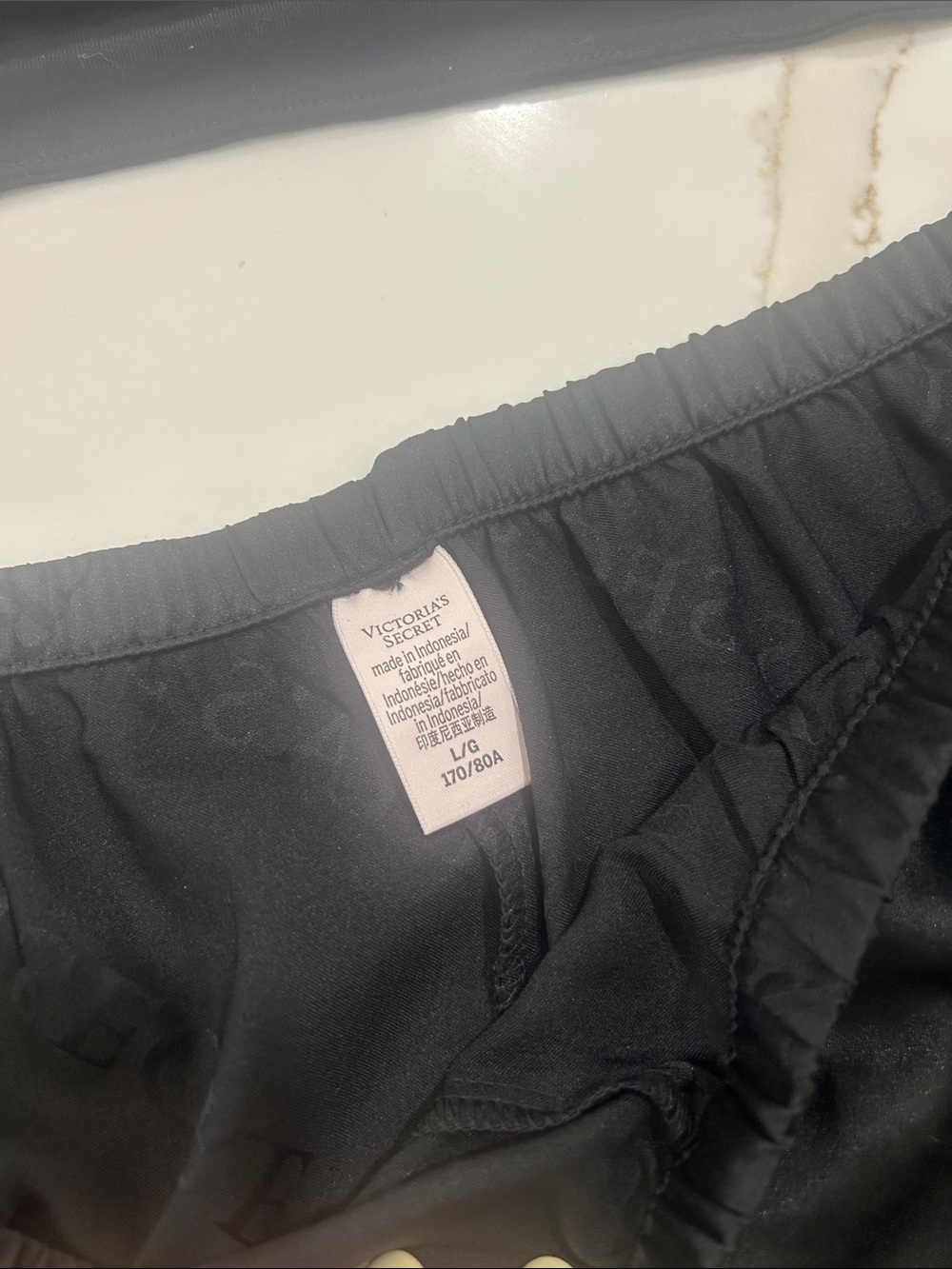 Victoria's Secret Black Bralette & Shorts Lounge Set - Picture 2 of 4
